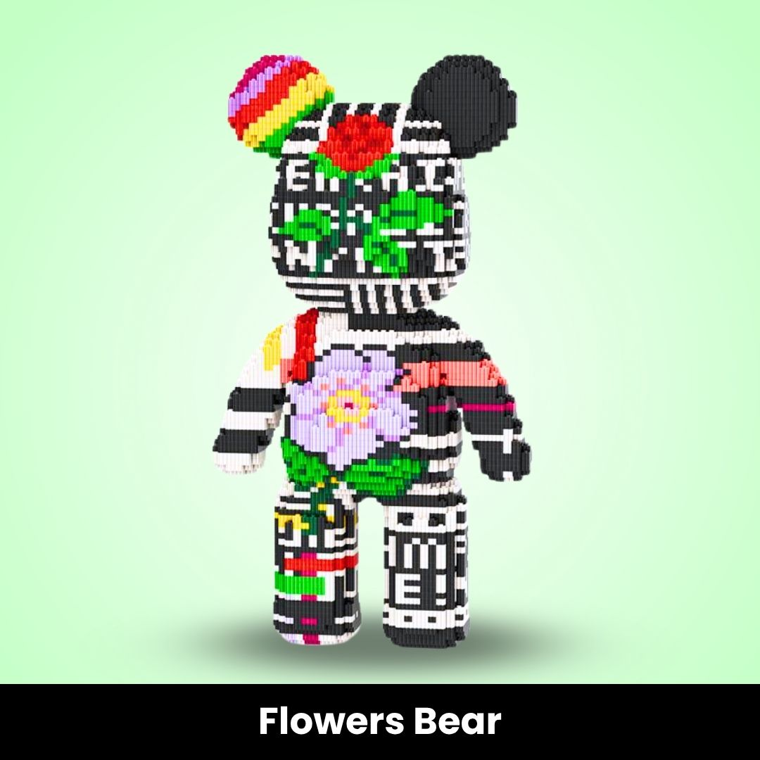 HALLOW BEARS® Dev İnşa Edilebilir Tuğla Ayılar (5000+ parça)