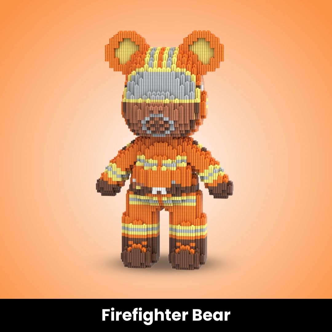 HALLOW BEARS® Mini İnşa Edilebilir Tuğla Ayıcıklar (3000+ parça)