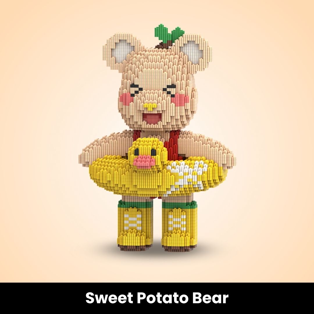 HALLOW BEARS® Mini İnşa Edilebilir Tuğla Ayıcıklar (3000+ parça)