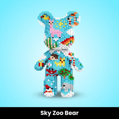 HALLOW BEARS® Mini İnşa Edilebilir Tuğla Ayıcıklar (3000+ parça)