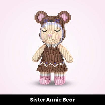 HALLOW BEARS® Mini İnşa Edilebilir Tuğla Ayıcıklar (3000+ parça)
