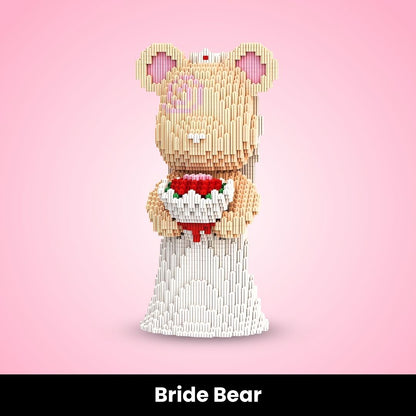 HALLOW BEARS® Mini İnşa Edilebilir Tuğla Ayıcıklar (3000+ parça)