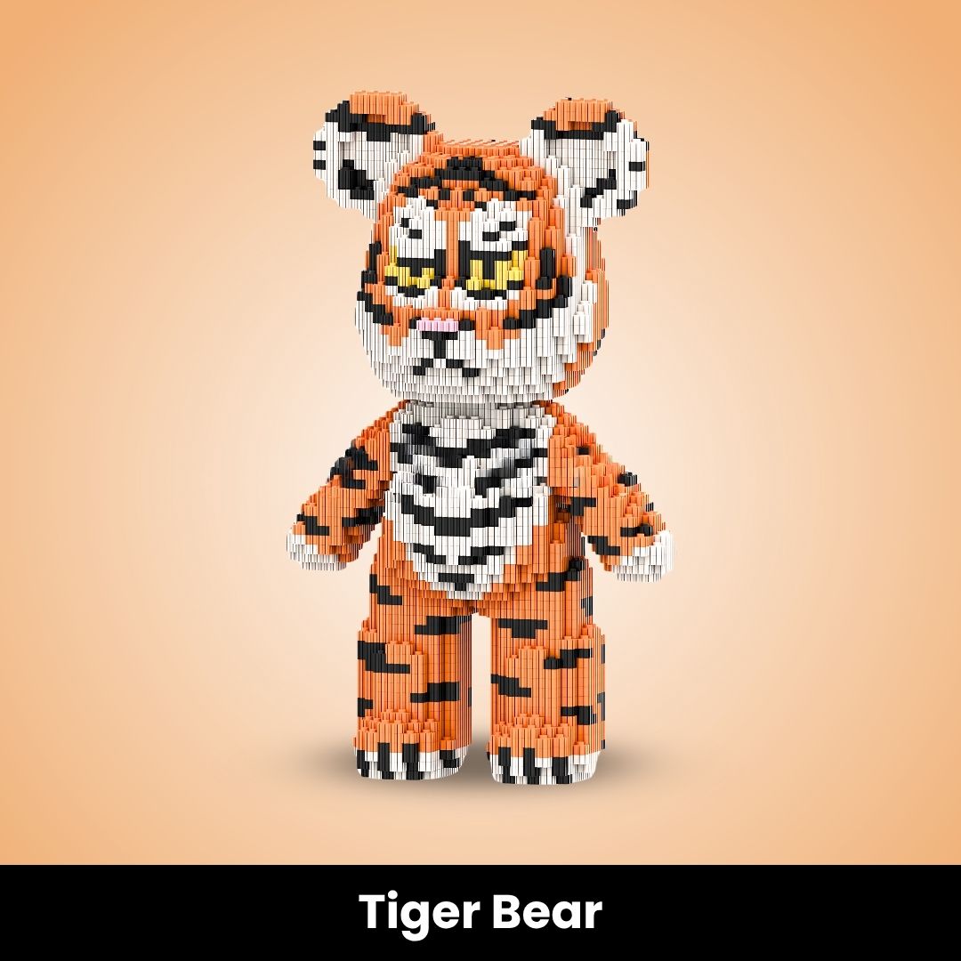 HALLOW BEARS® Mini İnşa Edilebilir Tuğla Ayıcıklar (3000+ parça)