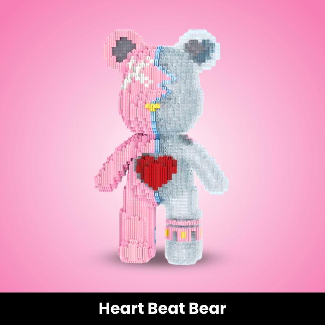 HALLOW BEARS® Mini İnşa Edilebilir Tuğla Ayıcıklar (3000+ parça)