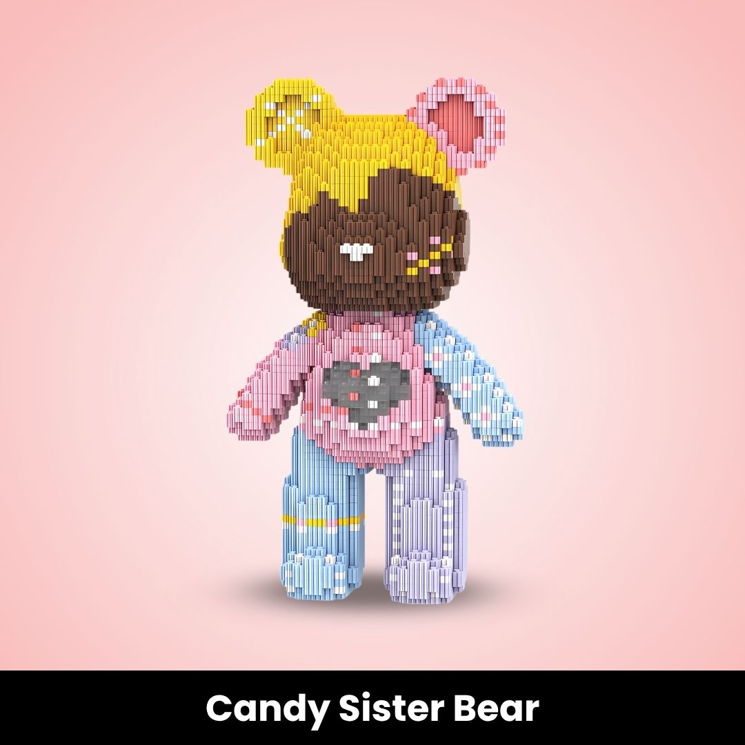 HALLOW BEARS® Mini İnşa Edilebilir Tuğla Ayıcıklar (3000+ parça)