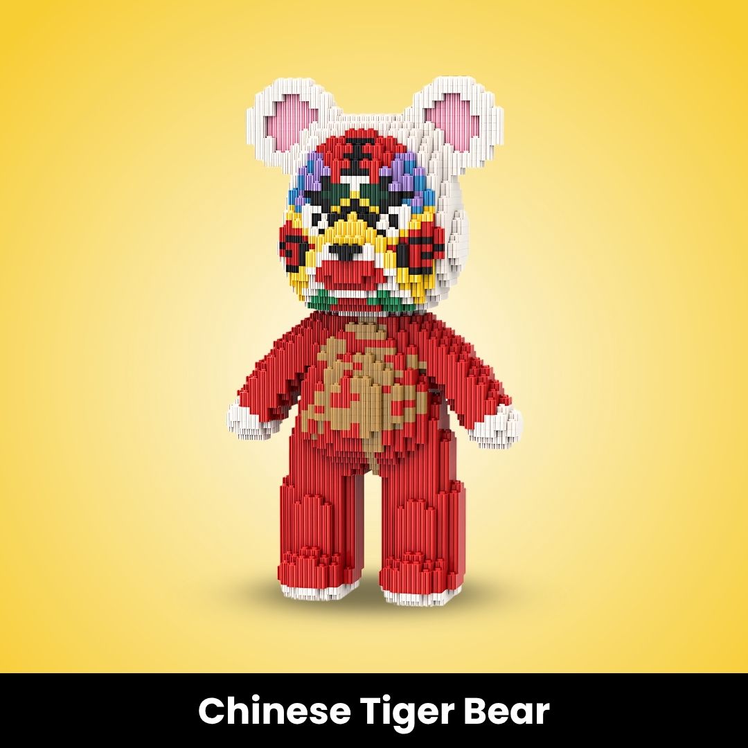 HALLOW BEARS® Mini İnşa Edilebilir Tuğla Ayıcıklar (3000+ parça)