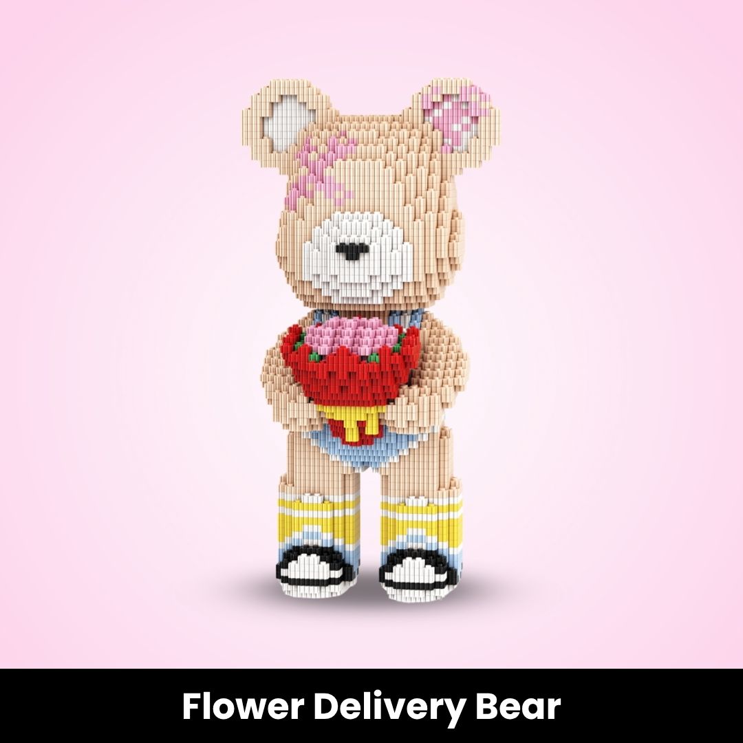 HALLOW BEARS® Mini İnşa Edilebilir Tuğla Ayıcıklar (3000+ parça)