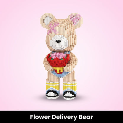 HALLOW BEARS® Mini İnşa Edilebilir Tuğla Ayıcıklar (3000+ parça)