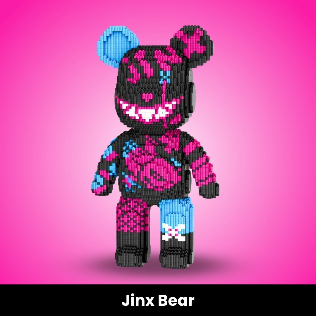 HALLOW BEARS® Dev İnşa Edilebilir Tuğla Ayılar (5000+ parça)