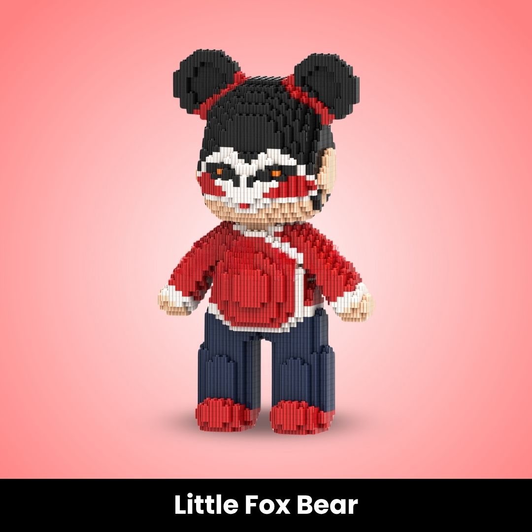 HALLOW BEARS® Mini İnşa Edilebilir Tuğla Ayıcıklar (3000+ parça)