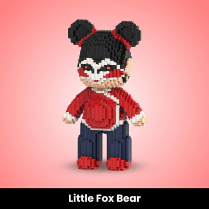 HALLOW BEARS® Mini İnşa Edilebilir Tuğla Ayıcıklar (3000+ parça)