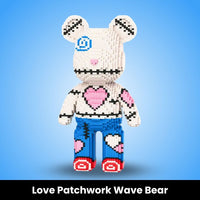 Love Patchwork Wave Bear
