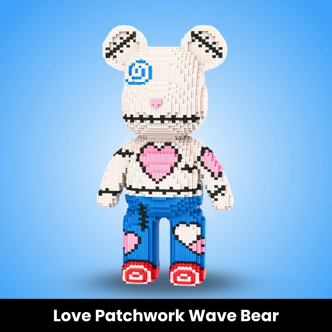 TeddyBlocks™ Giant Buildable Brick Bear (3600+ pcs)