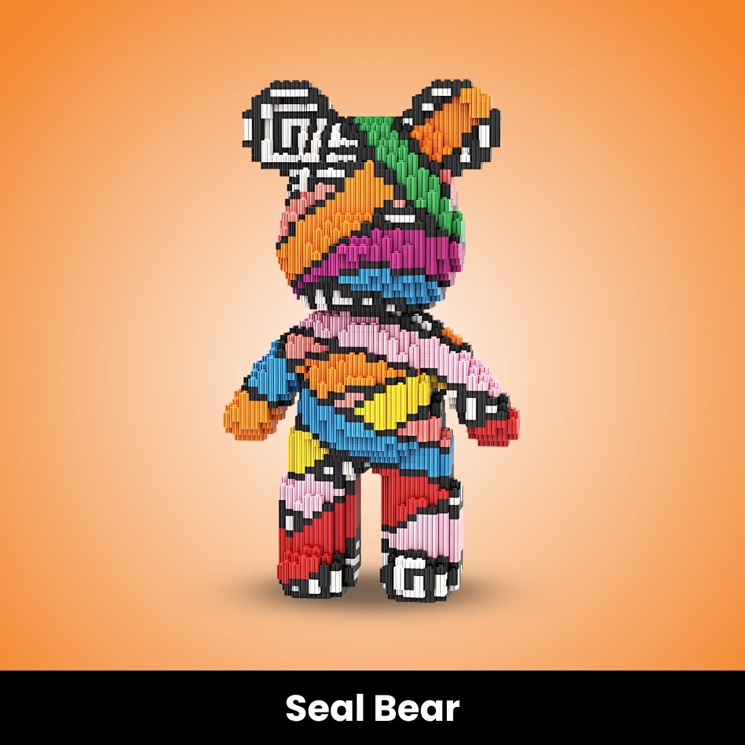 HALLOW BEARS® Mini İnşa Edilebilir Tuğla Ayıcıklar (3000+ parça)