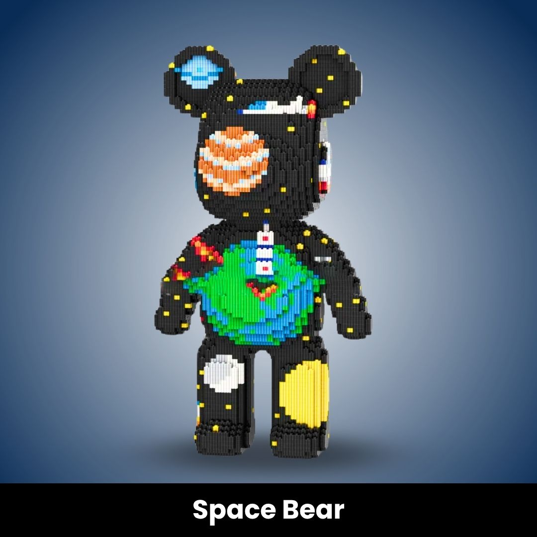 HALLOW BEARS® Dev İnşa Edilebilir Tuğla Ayılar (5000+ parça)