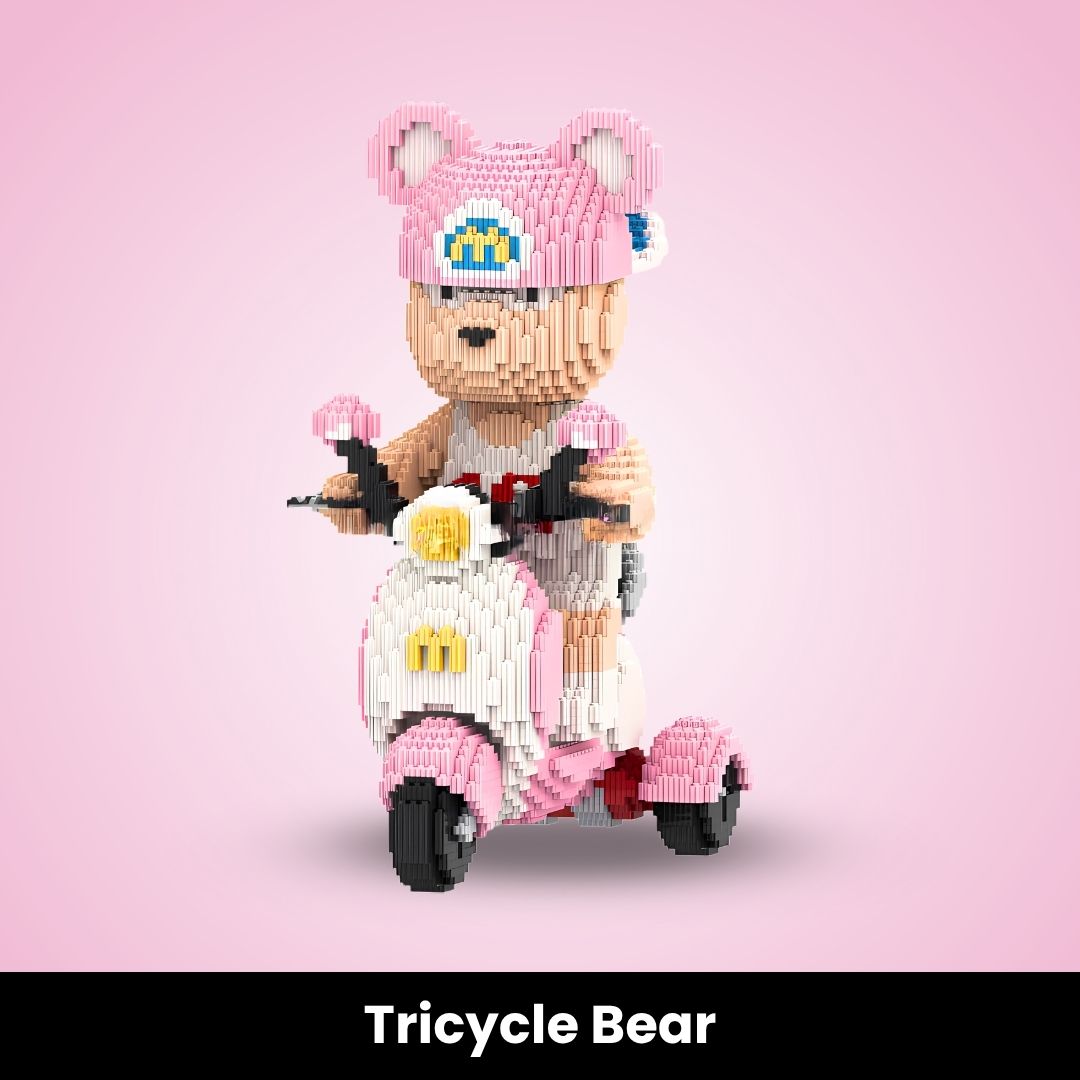 HALLOW BEARS® Mini İnşa Edilebilir Tuğla Ayıcıklar (3000+ parça)