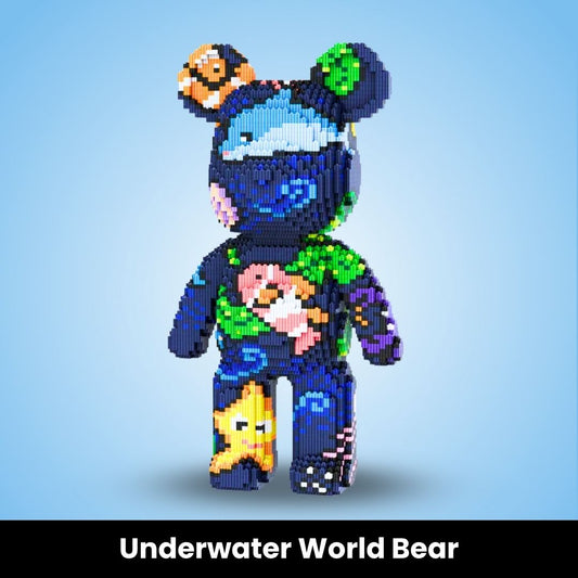 HALLOW BEARS® Dev İnşa Edilebilir Tuğla Ayılar (3600+ parça)
